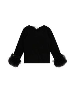Angel's Face Kids Cardigan Nero per Bambine