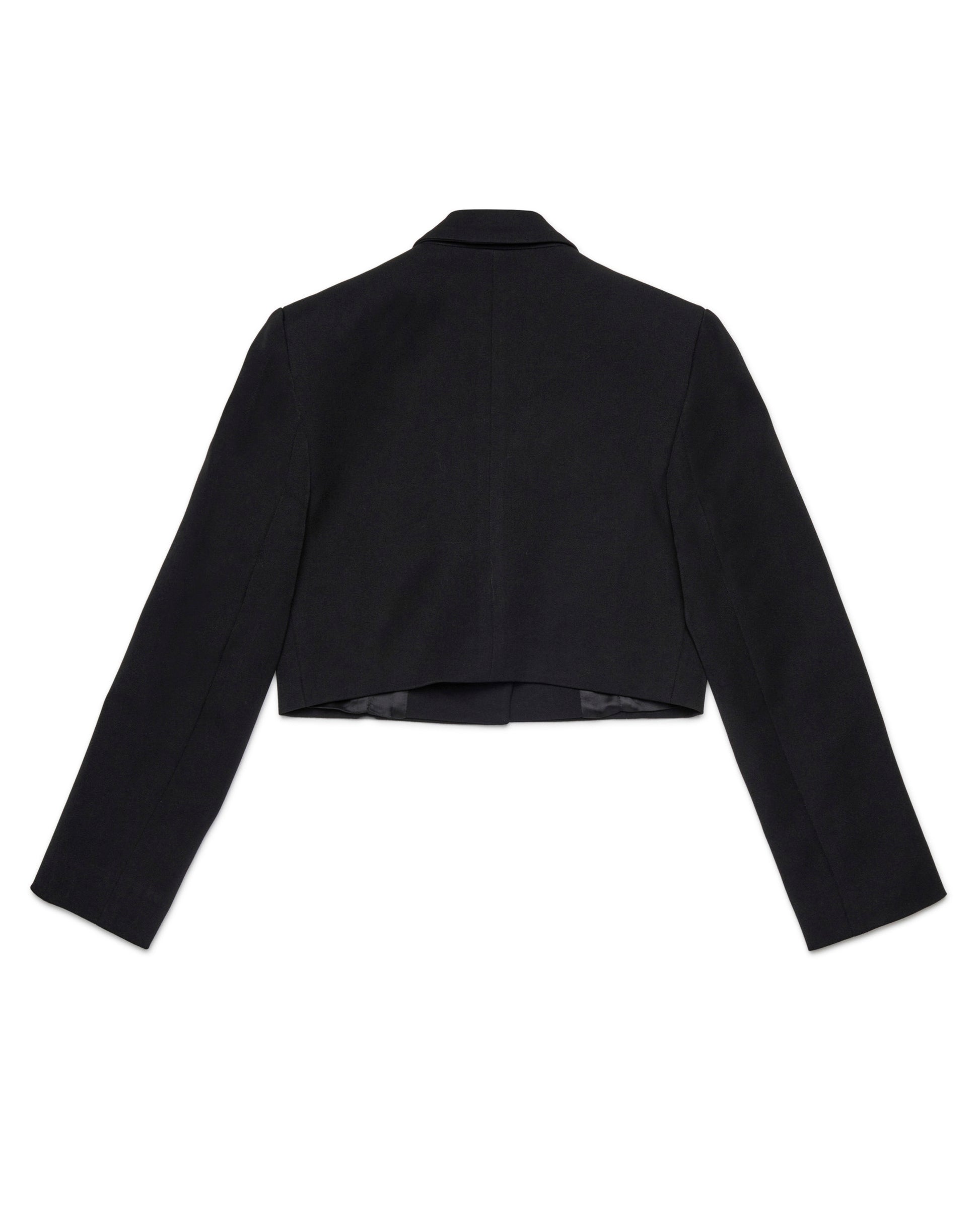 Diesel Kids Giacca Crop Nera per Bambine