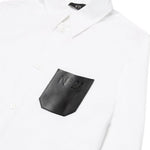 
N°21 Kids Camicia Bianca in Popeline con Logo per Bambini
 (dettaglio)