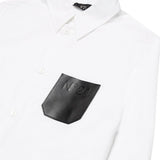
N°21 Kids Camicia Bianca in Popeline con Logo per Bambini
 (dettaglio)