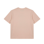 Elisabetta Franchi La Mia Bambina T-shirt Rosa con Strass Logo All-Over per Neonate