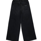 Maison Margiela Kids Pantalone in Denim Nero Unisex