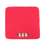 Moschino Kids Coperta Rossa con Logo Teddy Bear per Neonati