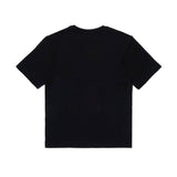 Diesel Kids T-shirt Nera con Oval D in Metallo per Bambini (retro)