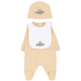 Moschino Kids Set Tutina+Cappello+Bavetta+Scatola per Neonati