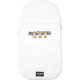 Moschino Kids Sacco Nanna Panna con Logo Teddy Bear per Neonati