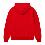 Elisabetta Franchi La Mia Bambina Felpa Rosso con Logo Milk e Strass per Bambine