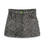 Barrow Kids Gonna Grigia Maculato con Bottone Logo a Contrasto per Bambine