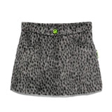 Barrow Kids Gonna Grigia Maculato con Bottone Logo a Contrasto per Bambine