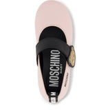 Moschino Kids Ballerina Rosa e Nero con Teddy per Neonate