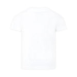 Moschino Kids T-shirt Bianca con Stampa Toy per Bambini