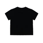 Elisabetta Franchi La Mia Bambina T-shirt Nero con Logo Bianco per Neonate