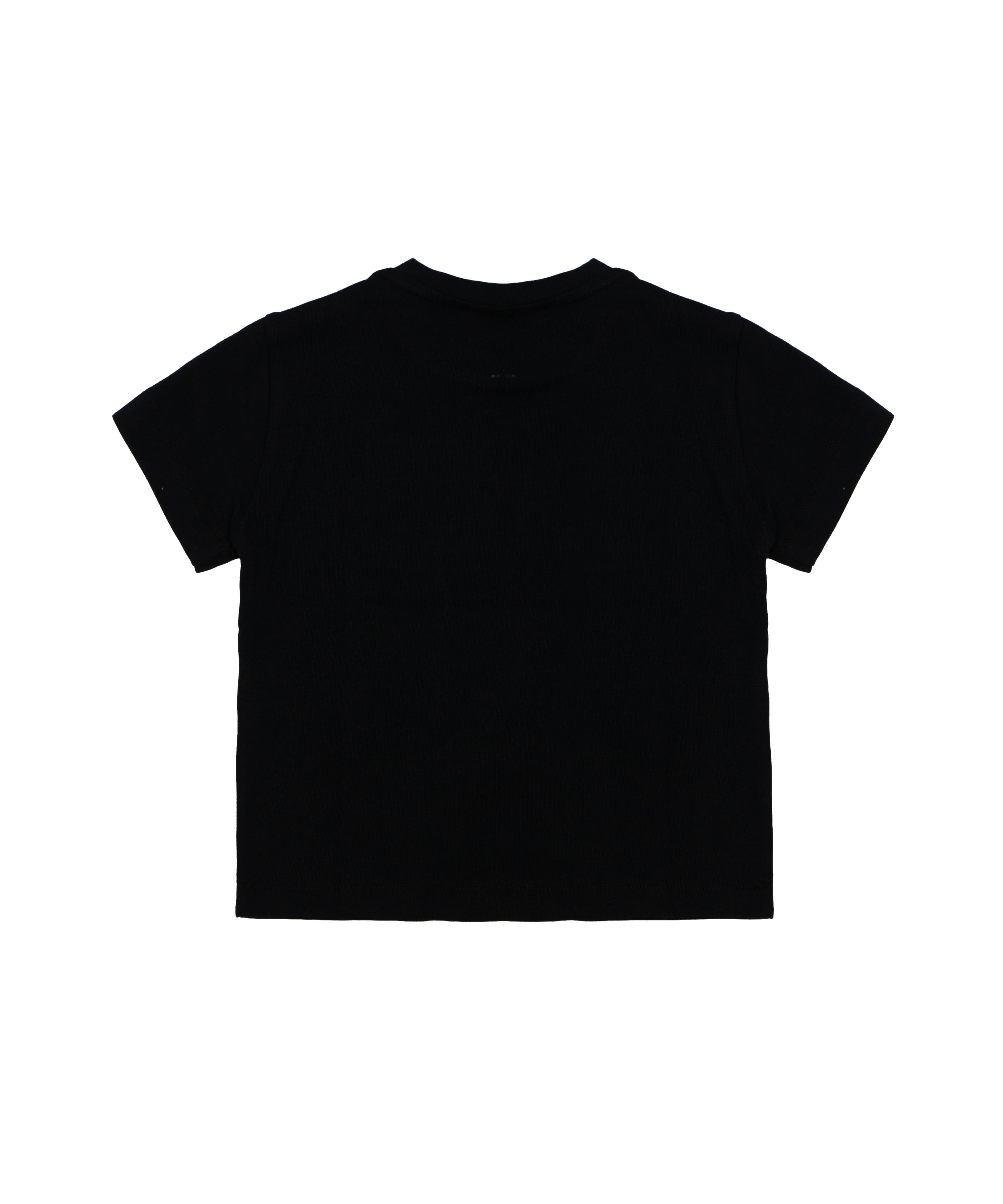 Elisabetta Franchi La Mia Bambina T-shirt Nero con Logo Bianco per Neonate