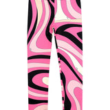 Emilio Pucci Kids Leggings Fantasia Rosa per Bambine