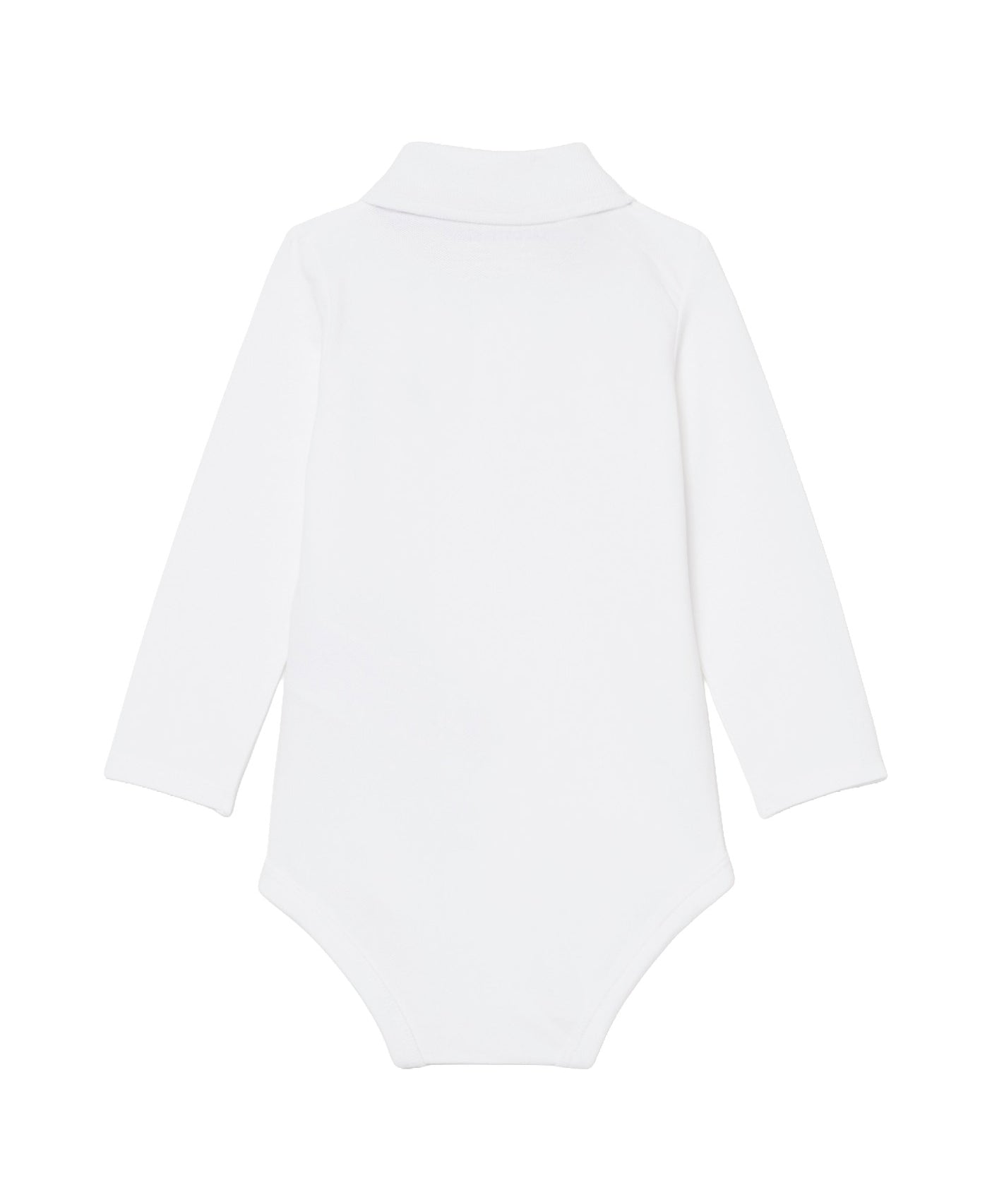 Lacoste Kids Body Bianco con Logo Unisex