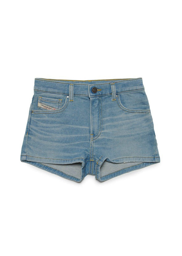 Diesel Kids Short in Denim per Bambine