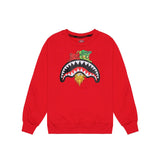 Sprayground Kids Felpa Girocollo Rossa per Bambini
