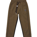 Yes London Kids Pantalone Verde con Logo per Bambini