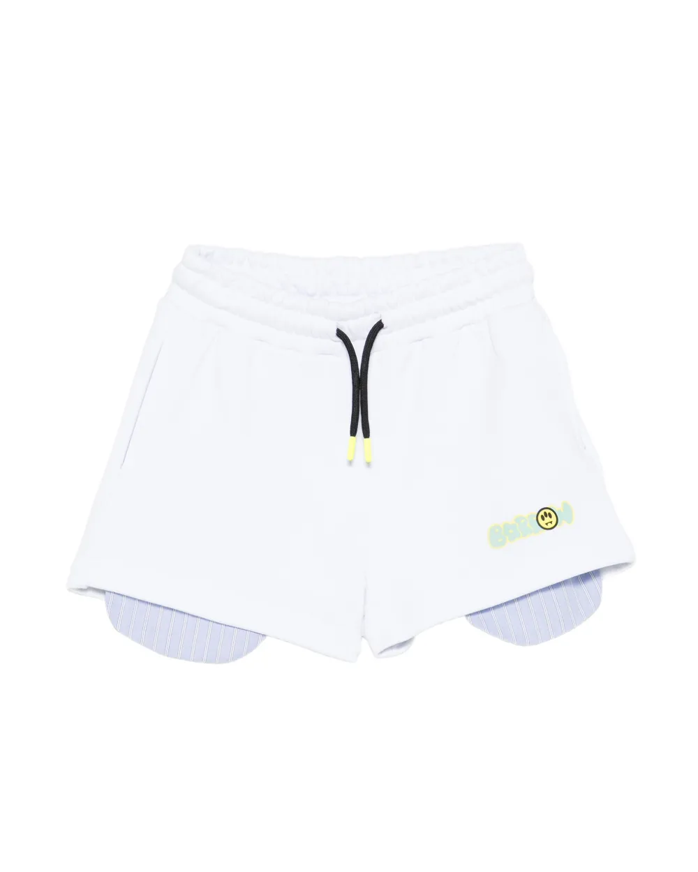 Barrow Kids Short Off-White con Stampa Logo per Bambine