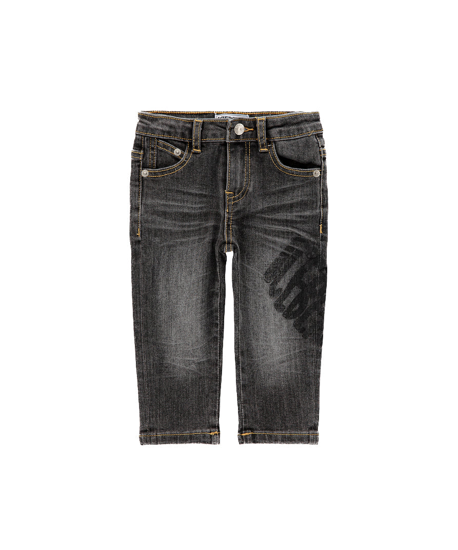Iceberg Kids Jeans Denim Neri per Neonati