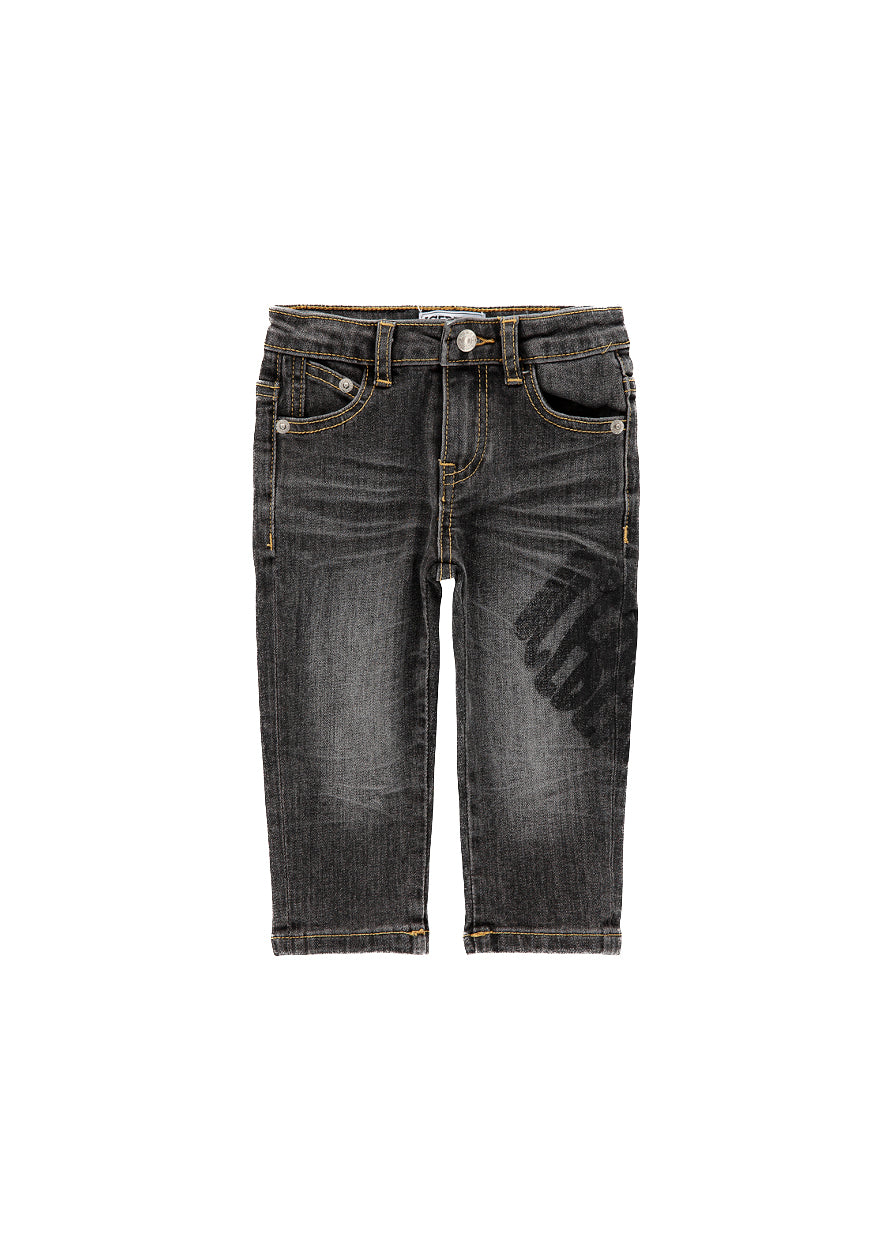 Iceberg Kids Jeans Denim Neri per Neonati