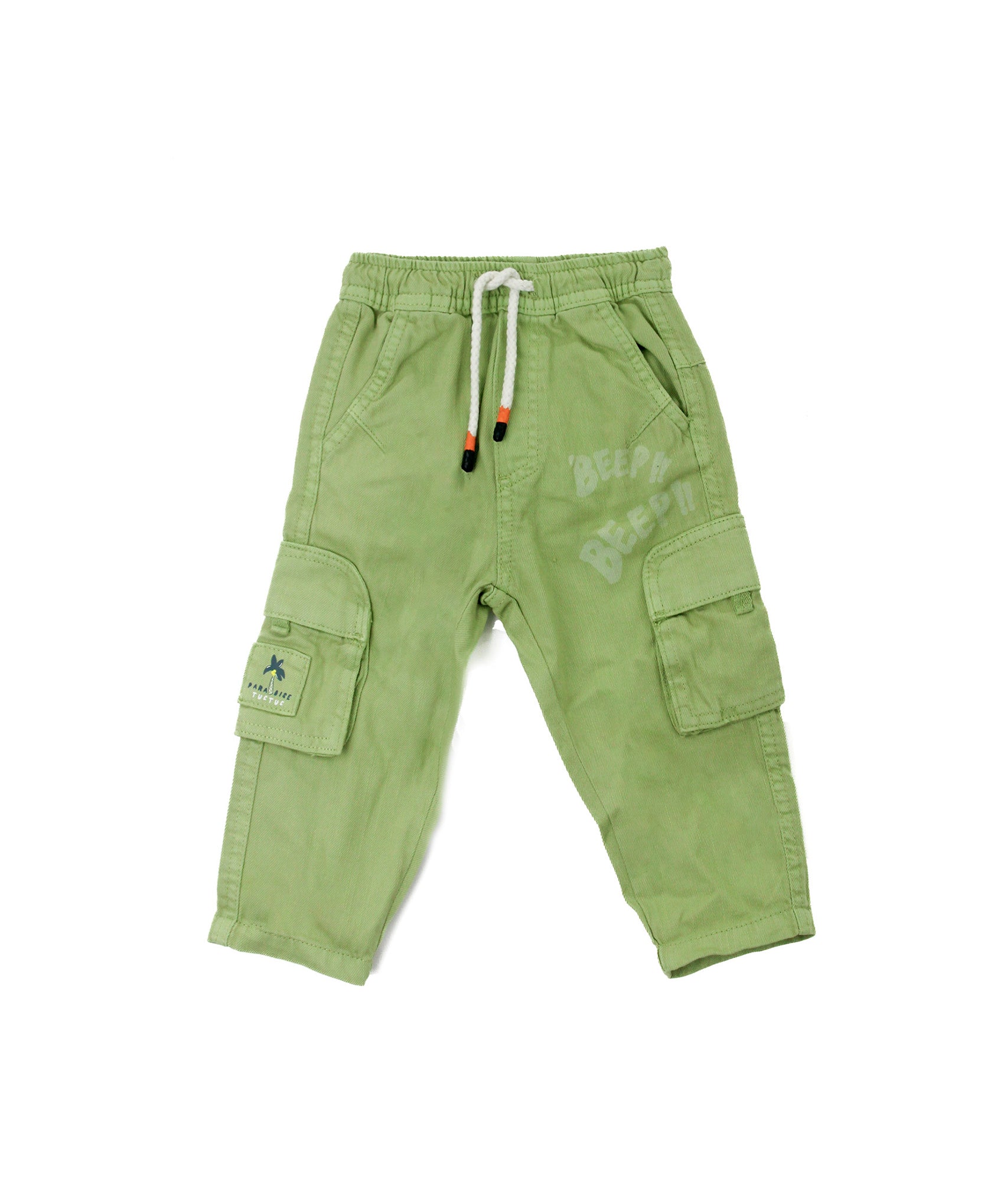Tuc Tuc Pantaloni Verdi con Stampa per Neonati