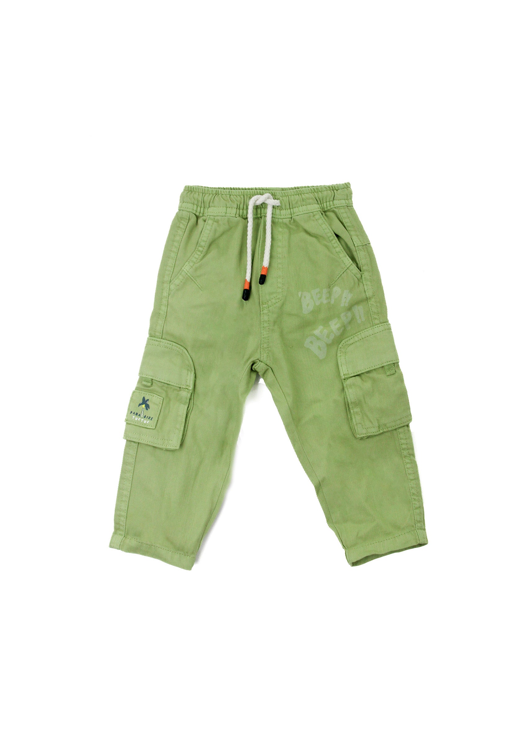 Tuc Tuc Pantaloni Verdi con Stampa per Neonati