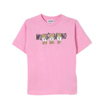Moschino Kids T-Shirt Rosa con Teddy Bear per Bambine