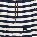 Msgm Kids Gonna Blu/Avorio a Righe per Bambine