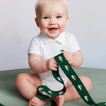 Lacoste Kids Body Bianco con Logo per Neonati