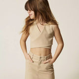 Twinset Kids Top Safari per Bambine