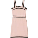 Twinset Kids Abito Rosa e Nero per Bambine
