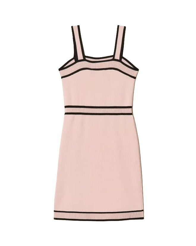 Twinset Kids Abito Rosa e Nero per Bambine