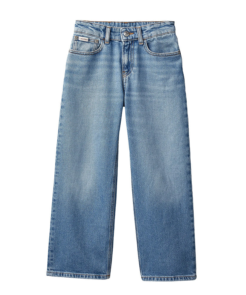 Calvin Klein Kids Pantalone in Denim per Bambini