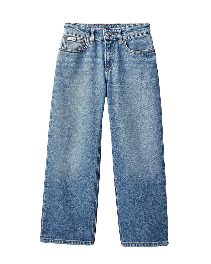 Calvin Klein Kids Pantalone in Denim per Bambini