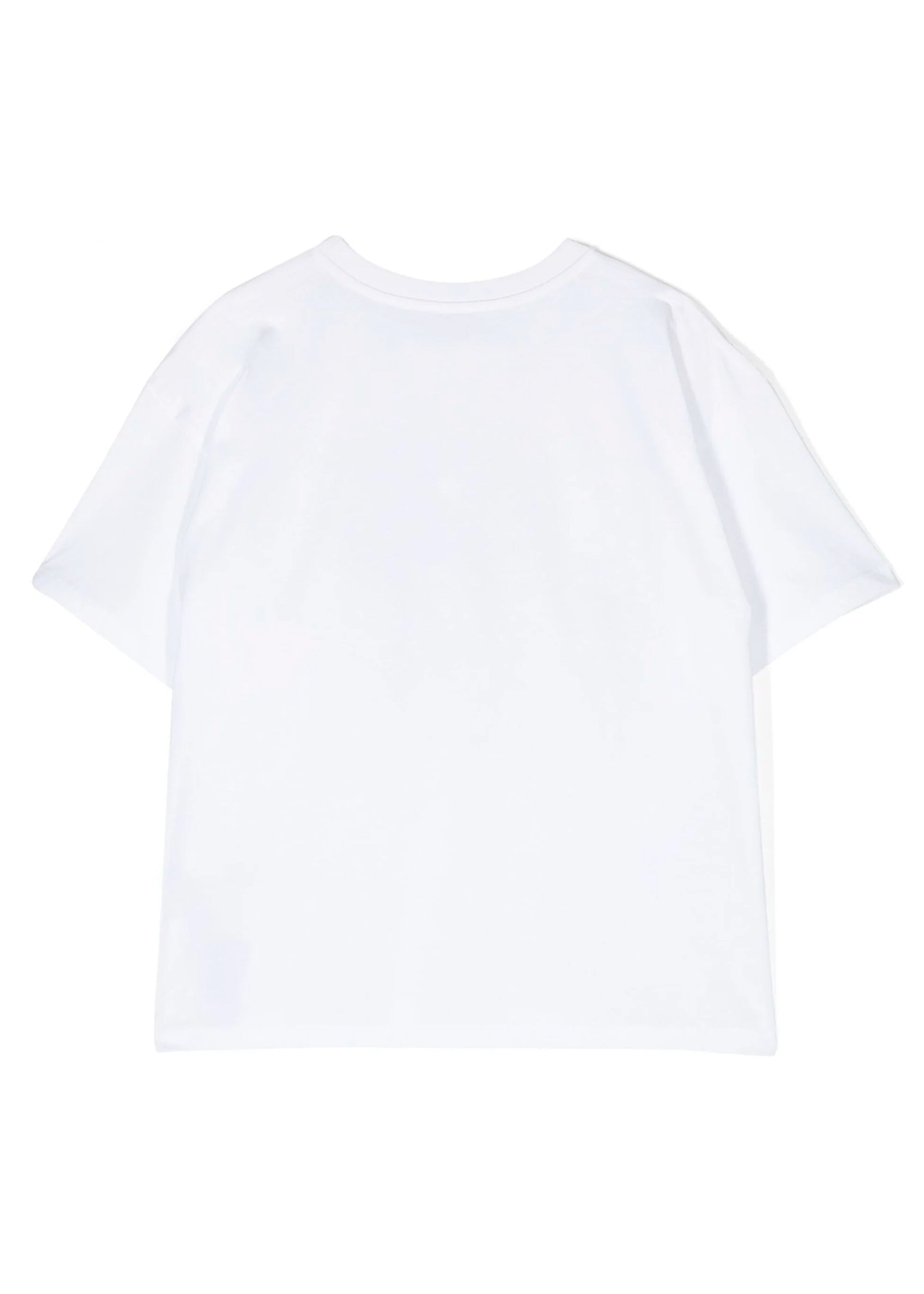 Just Cavalli T-shirt Bianca con Logo per Bambini (retro)