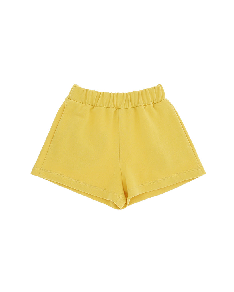 Elisabetta Franchi La Mia Bambina Short Sun con Dettaglio Logo Oro per Bambine