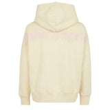 Palm Angels Kids Felpa Panna con Stampa Logo per Bambine