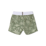 Boss Kids Costume Boxer Verde per Neonati (retro)