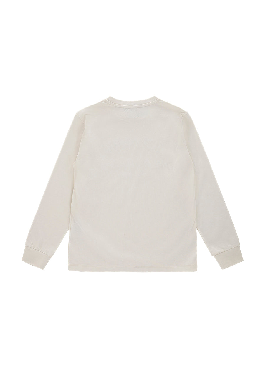 Iceberg Kids T-shirt Maniche Lunghe Bianca con Stampa Logo per Bambini (retro)