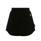 Philipp Plein Kids Gonna Nera in Felpa con Logo Esagono per Bambine