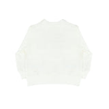 Elisabetta Franchi La Mia Bambina Felpina Avorio con Logo per Neonate