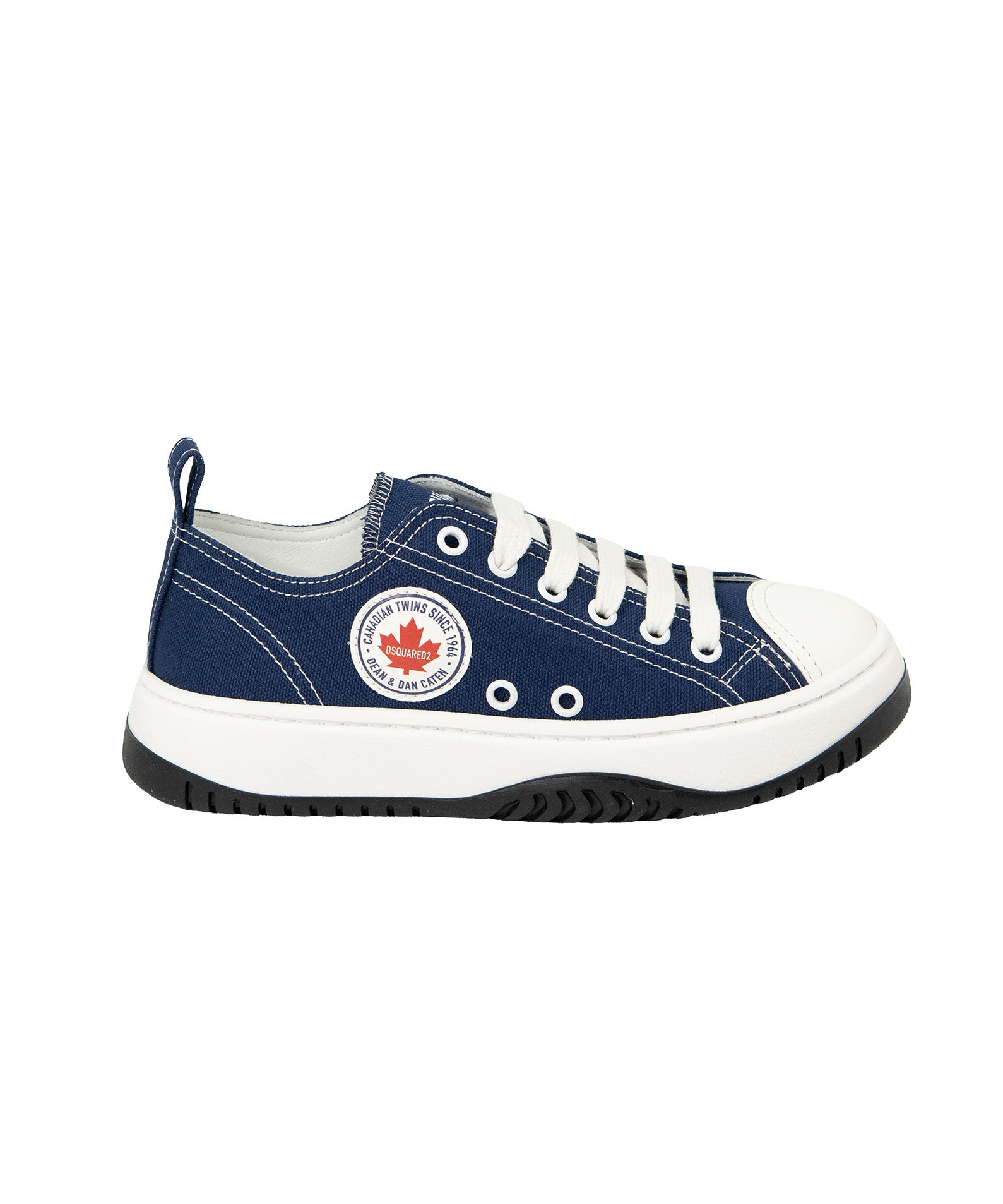 Dsquared2 Kids Sneakers in Denim con Logo per Bambini