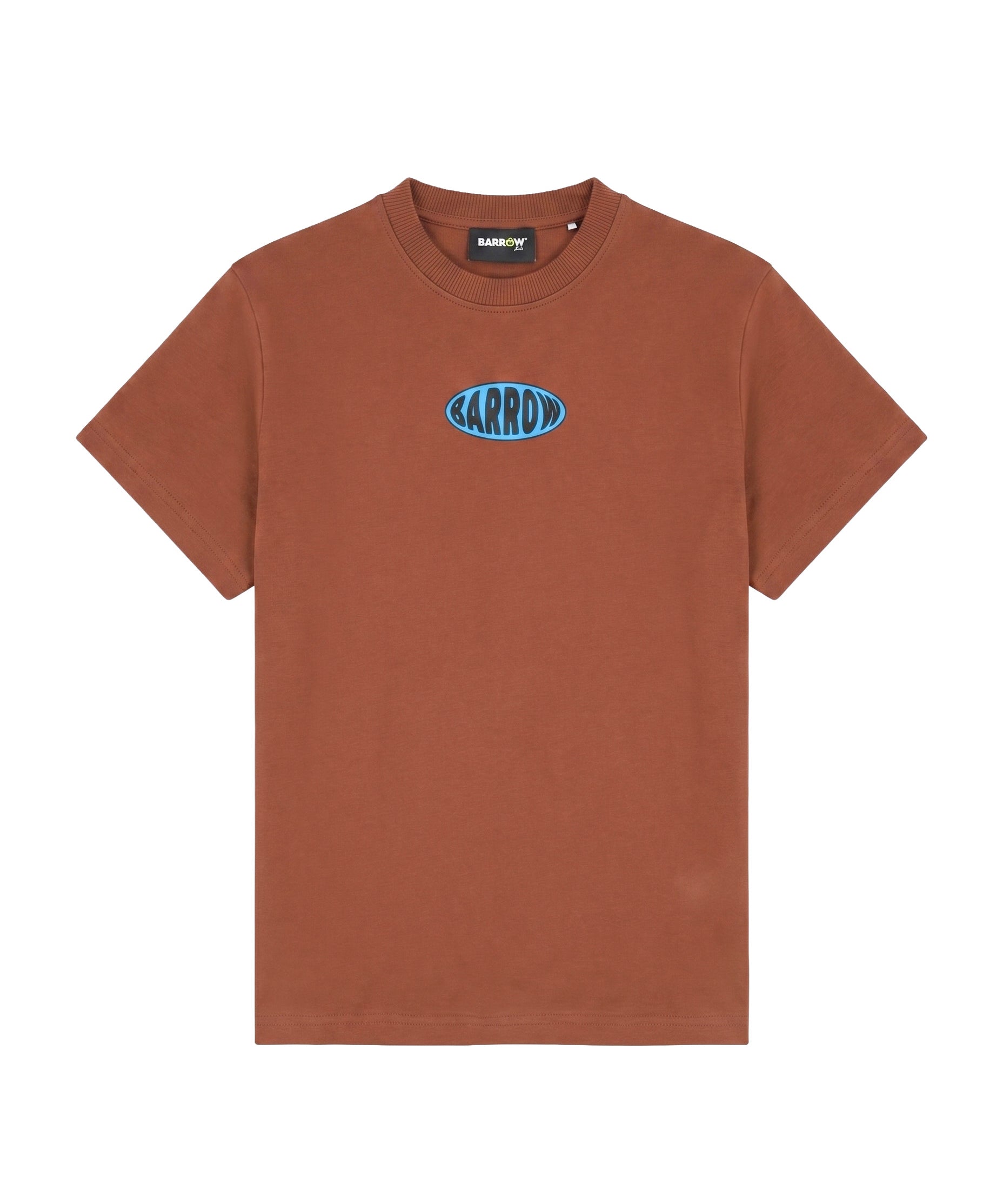 Barrow Kids T-Shirt Marrone con Stampa Orso sul Retro per Bambini