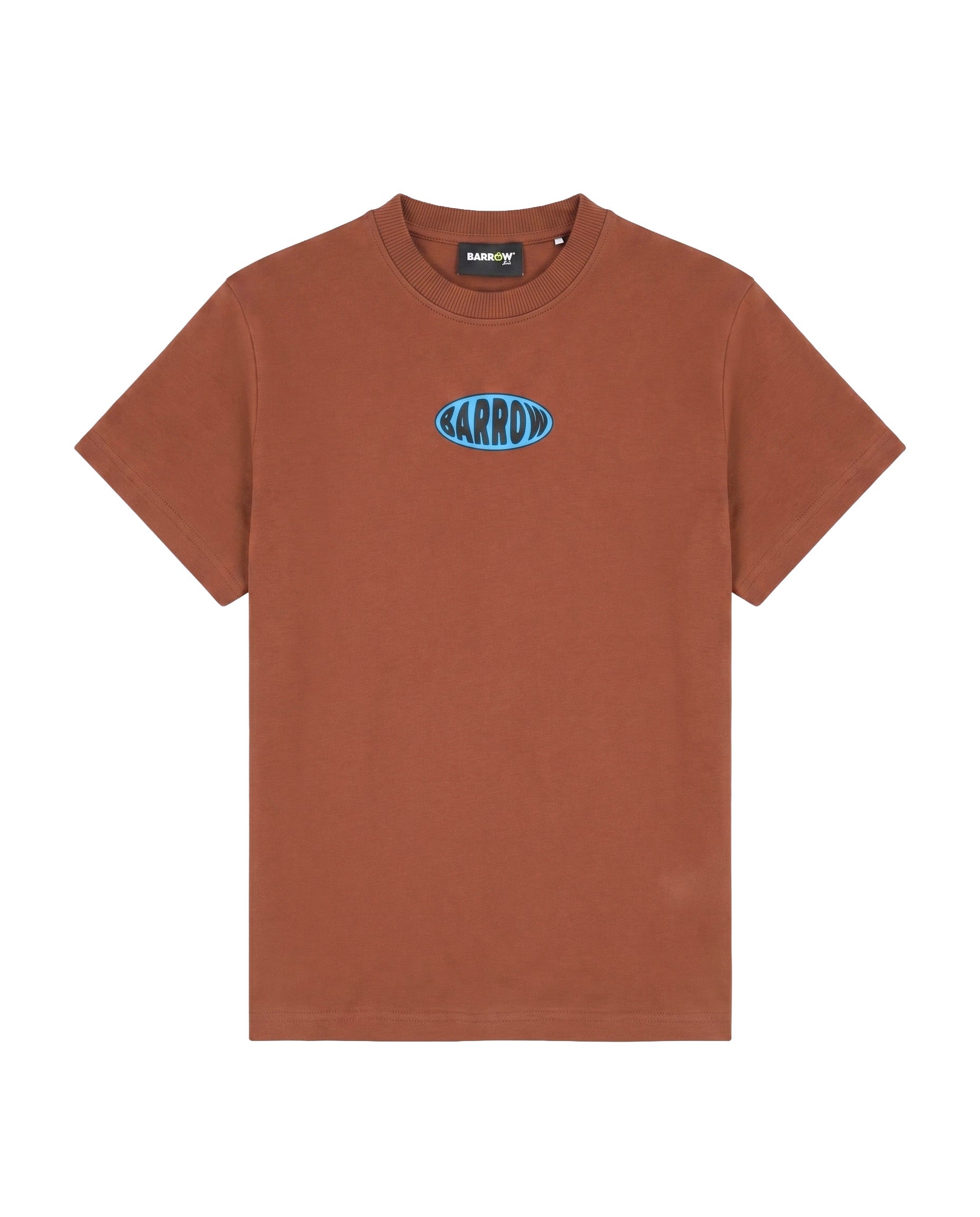 Barrow Kids T-Shirt Marrone con Stampa Orso sul Retro per Bambini