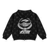 Art Super Money Kids Felpa Fantasia Stelle con Strass per Bambini