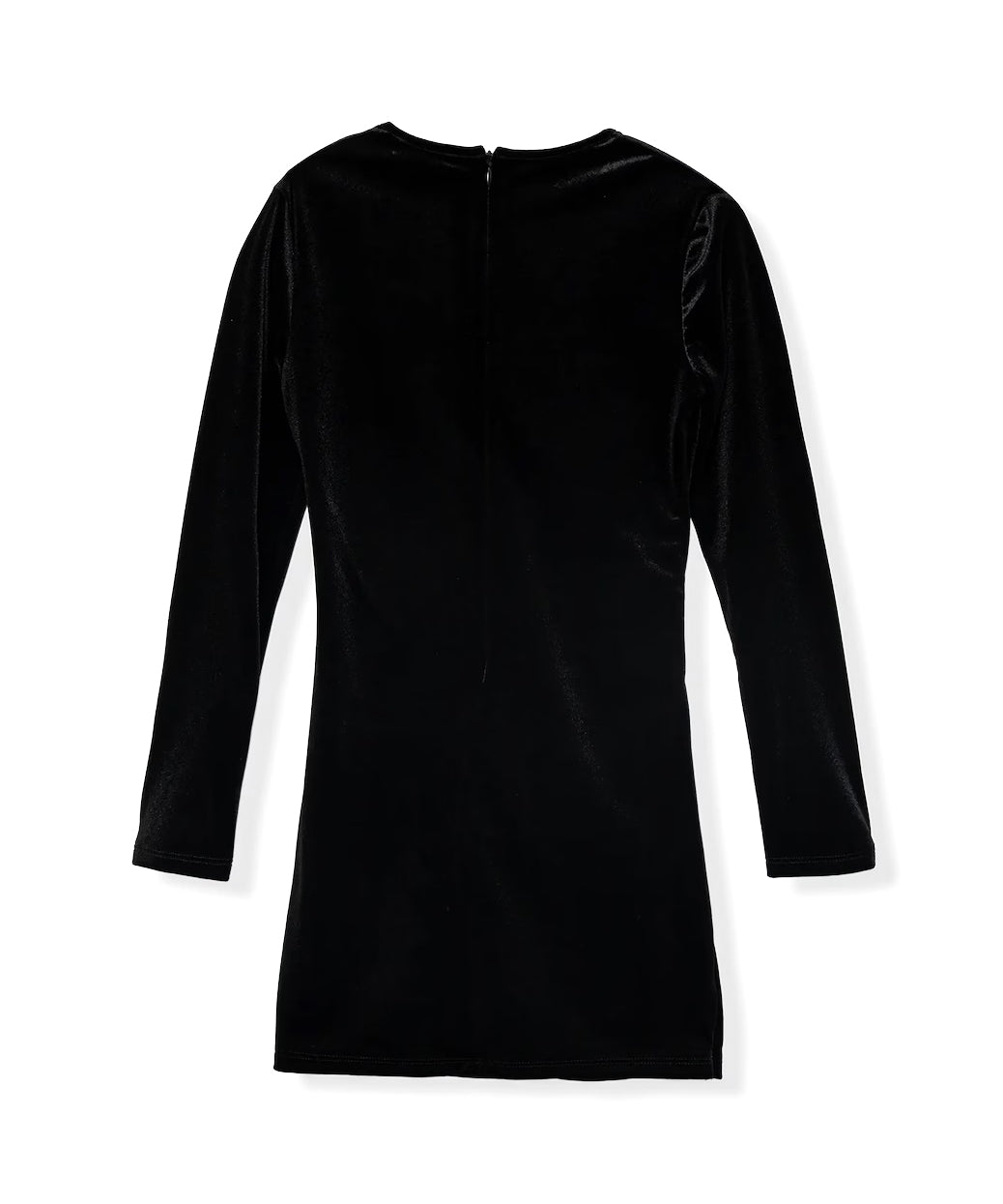 Twinset Kids Abito Nero in Tulle con Logo Frontalre a Contrasto per Bambine