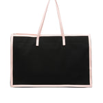 MSGM Kids Borsa Nera Tote Grande con Stampa Florence Kids  (retro)
