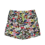 Barrow Kids Costume Short Fantasia Logo All-Over per Bambini