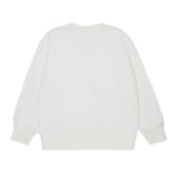 Maison Margiela Kids Felpa Bianco con Logo Unisex
